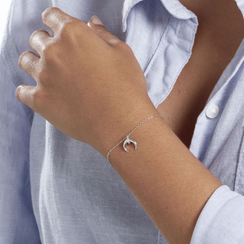 Bracelet Pavel Argent Oxyde De Zirconium - Bracelets Pierre Femme | Histoire d&rsquo;Or