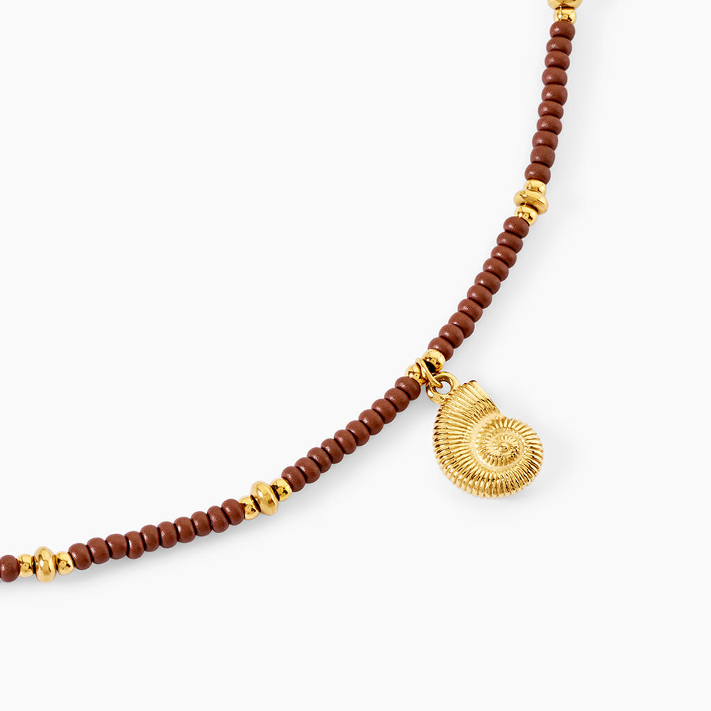 Collier Mermaid Acier Jaune Verre - F&ecirc;te des m&egrave;res Femme | Histoire d&rsquo;Or