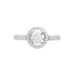 Bague Stelila Or Blanc Oxyde De Zirconium - Bagues solitaires Femme | Histoire d’Or