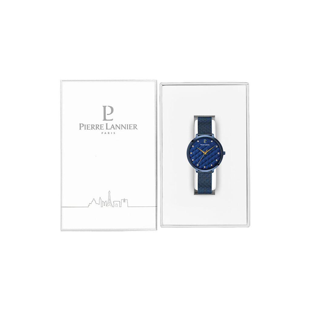 Montre Pierre Lannier Grace Bleu - Montres Femme | Histoire d’Or