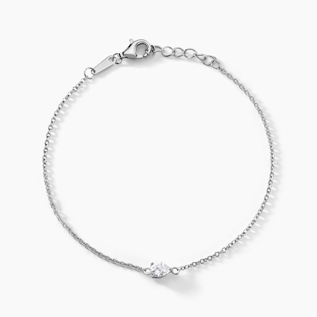 Bracelet Alda Argent Blanc Oxyde De Zirconium - Bracelets Femme | Histoire d&rsquo;Or