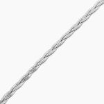 Bracelet Tissia Argent Blanc - Bijoux sans pierre Femme | Histoire d&rsquo;Or