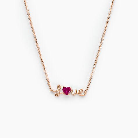 Collier Olufe Argent Rose Oxyde De Zirconium - Colliers fantaisie Femme | Histoire d’Or