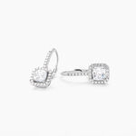 Boucles D'oreilles Pendantes Rio Argent Blanc Oxyde De Zirconium - Boucles d'oreilles fantaisie Femme | Histoire d&rsquo;Or