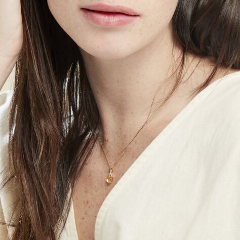 Collier Or Jaune Clothilde Citrine - Colliers Femme | Histoire d’Or