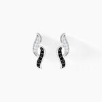 Boucles D'oreilles Pendantes Sylvie Argent Blanc Oxyde De Zirconium - Boucles d'oreilles fantaisie Femme | Histoire d&rsquo;Or