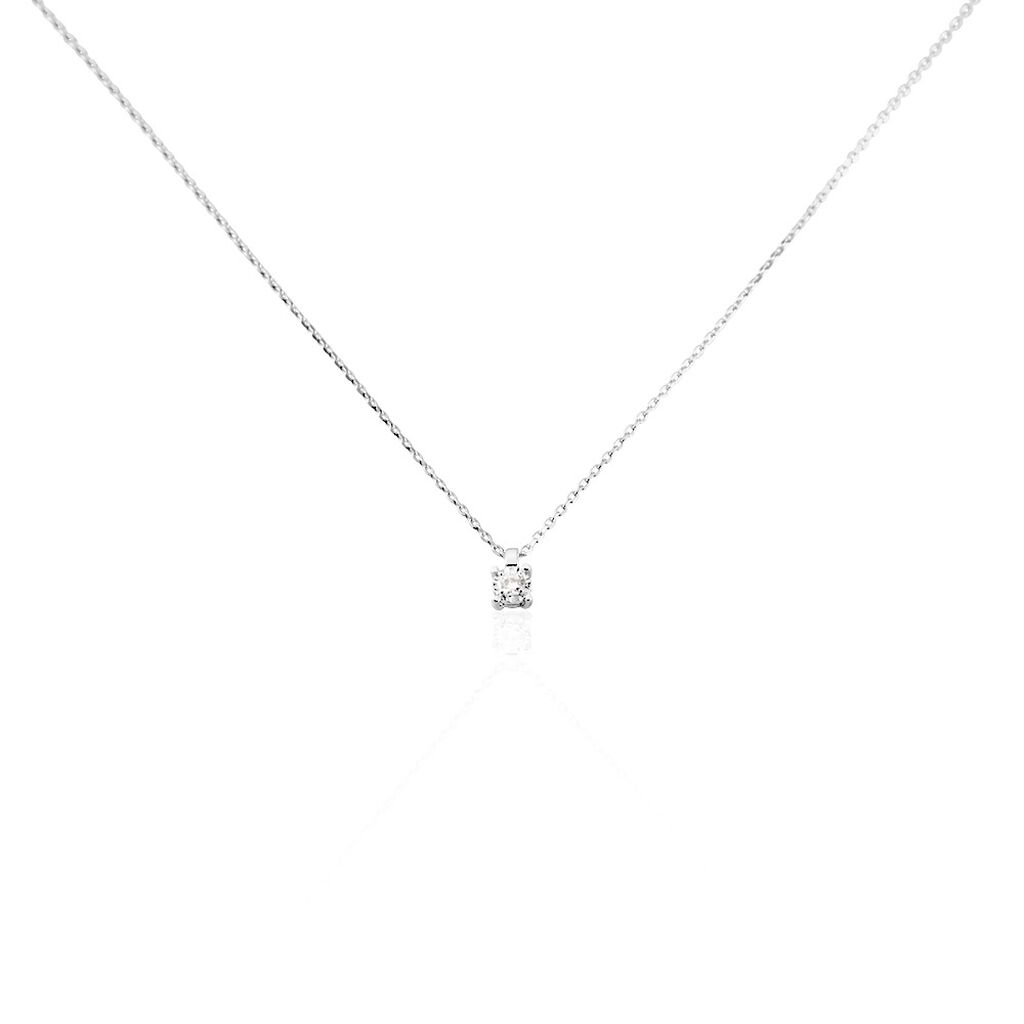 Collier Diamotion Or Blanc Diamant