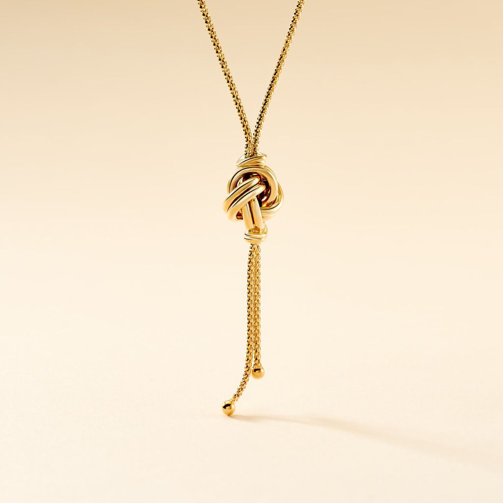 Collier Nina Or Jaune - Bijoux sans pierre Femme | Histoire d&rsquo;Or