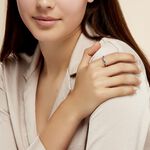 Bague Sofia Or Blanc Saphir Et Diamant - Bagues avec pierre Femme | Histoire d&rsquo;Or