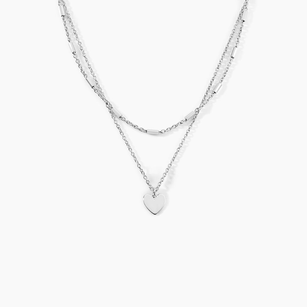 Collier Argent Dizier - Colliers doubles et triples cha&icirc;nes Femme | Histoire d&rsquo;Or