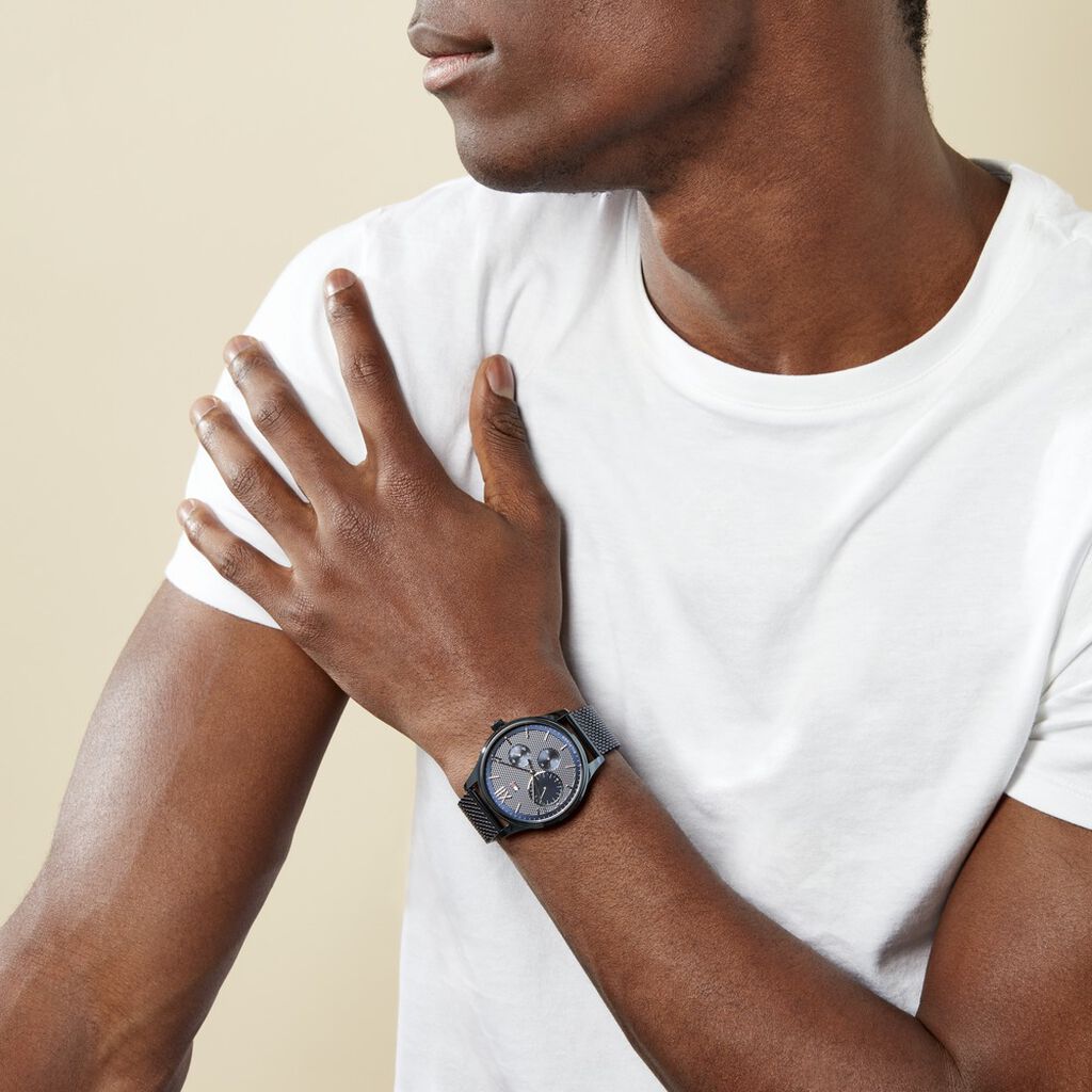 Montre Tommy Hilfiger Damon Bleu - Montres Homme | Histoire d’Or