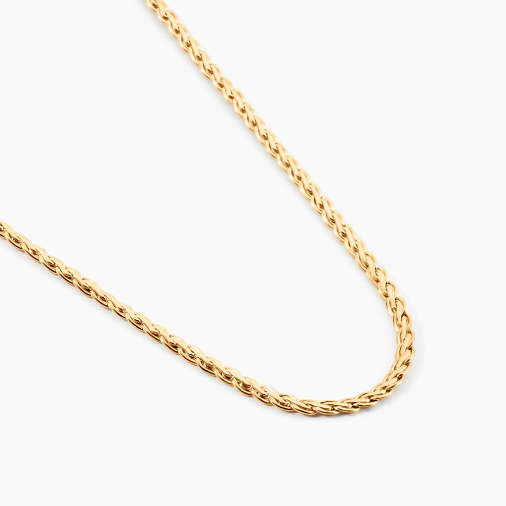 Collier Jayna Maille Palmier Or Jaune - Chaines Femme | Histoire d&rsquo;Or