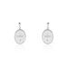 Boucles D'oreilles Pendantes Argent Gesse - Boucles d'Oreilles Croix Femme | Histoire d’Or