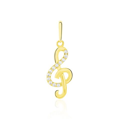 Pendentif Caprais Or Jaune Oxydes De Zirconium - Pendentifs Femme | Histoire d’Or