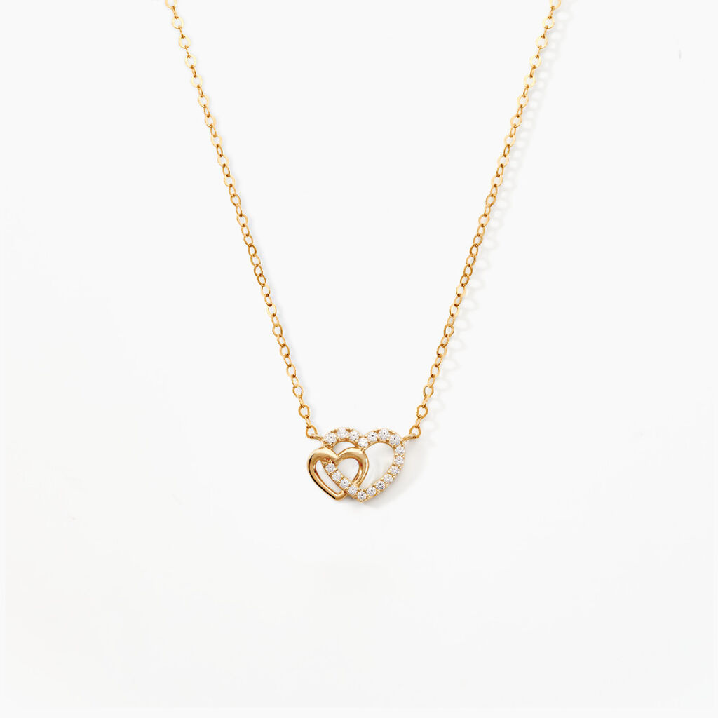 Collier Donaldina Or Jaune Oxyde De Zirconium - Colliers Femme | Histoire d&rsquo;Or