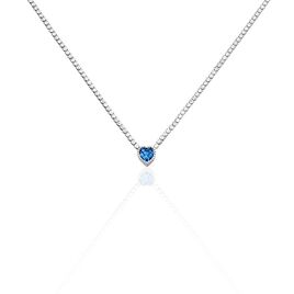 Collier Argent Blanc Azura Oxyde De Zirconium - Colliers Femme | Histoire d’Or