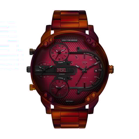 Montre Diesel Mr. Daddy Slim Rouge - Nouveautés Homme | Histoire d’Or