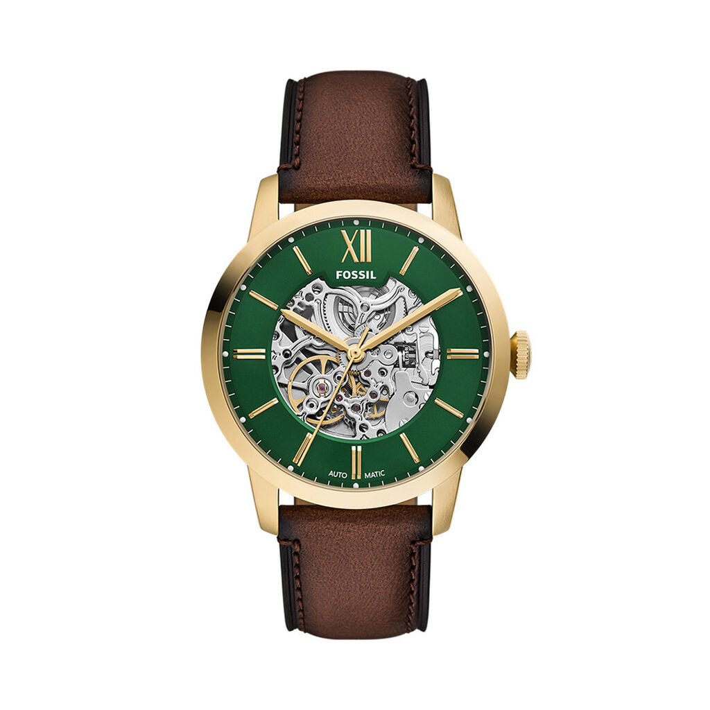 Montre Fossil Townsman Automatic Vert - F&ecirc;te des p&egrave;res Homme | Histoire d&rsquo;Or