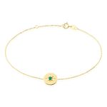 Bracelet Melchior Or Jaune Emeraude - Bracelets Femme | Histoire d&rsquo;Or