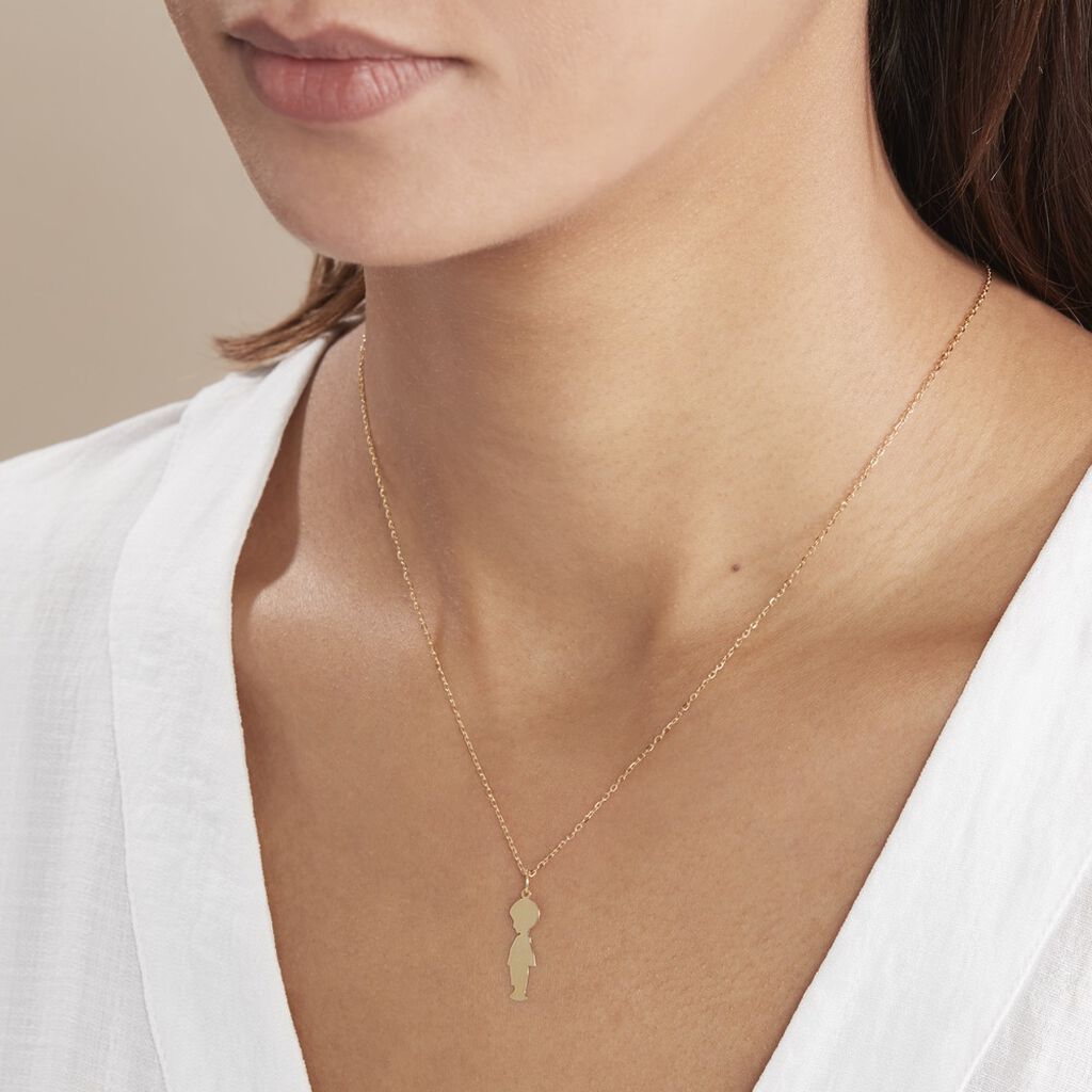 Pendentif Estrellita Garcon Or Jaune - Pendentifs Famille | Histoire d’Or