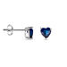 Boucles D'oreilles Kelvyn Argent Blanc Oxyde - Boucles d'Oreilles Coeur Femme | Histoire d’Or