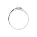 Bague Tiphaine Or Blanc Quartz - Bagues solitaires Femme | Histoire d’Or