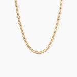 Collier Capucin Argent Dor&eacute; A L'Or 750/1000 - Bijoux sans pierre Femme | Histoire d&rsquo;Or
