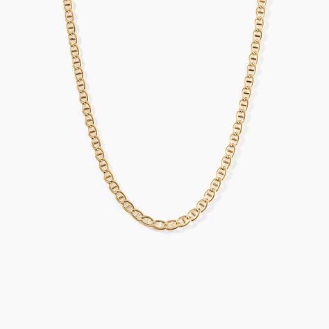 Collier Capucin Argent Dor&eacute; A L'Or 750/1000 - Bijoux sans pierre Femme | Histoire d&rsquo;Or