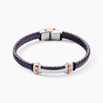 Bracelet Acier Blanc Ludovic Oxyde De Zirconium - Bracelets Homme | Histoire d&rsquo;Or