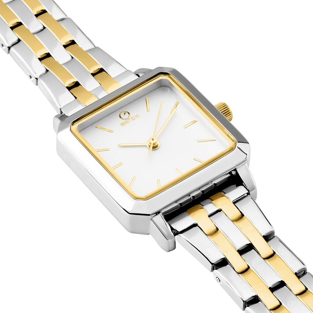 Montre 0 O Watch Square Blanc - Montres Femme | Histoire d&rsquo;Or