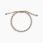 Bracelet Henrik Acier Blanc - Bracelets cordon Homme | Histoire d&rsquo;Or