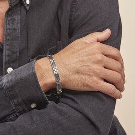 Bracelet Arnaud Acier Blanc - Bracelets fantaisie Homme | Histoire d’Or
