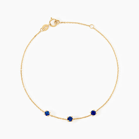 Bracelet Esmerald Rendez-Vous Or Jaune Saphir - Bracelets Femme | Histoire d&rsquo;Or