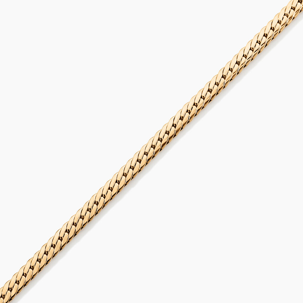 Bracelet Or Jaune Izel Maille Anglaise - Bracelets chaîne Femme | Histoire d’Or
