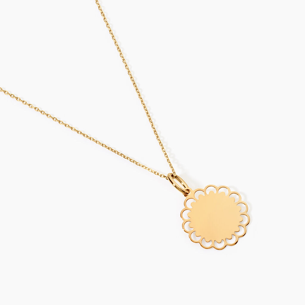 Pendentif Darcey Or Jaune - Cadeaux de naissance Femme | Histoire d&rsquo;Or