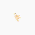 Pendentif Lettre F Or Jaune Oxyde - Pendentifs Famille | Histoire d&rsquo;Or