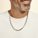 Collier Cadia Acier Blanc - Chaines Homme | Histoire d&rsquo;Or