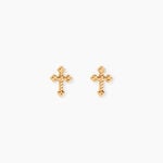 Boucles D'Oreilles Puces Tien Plaqu&eacute; Or Jaune - Boucles d'oreilles fantaisie Femme | Histoire d&rsquo;Or