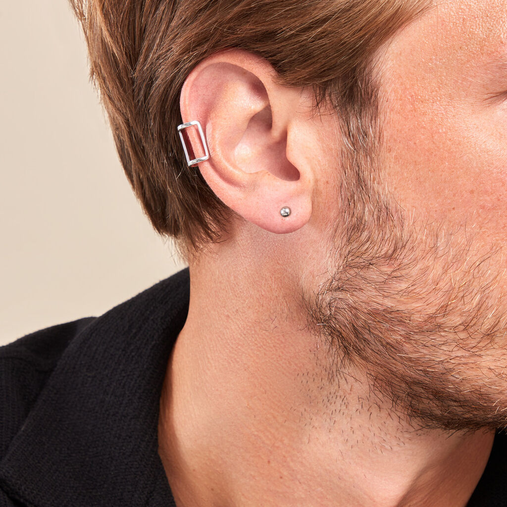 Bijou D'oreille Two Argent Blanc - Boucles d'oreilles fantaisie Famille | Histoire d’Or