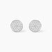 Boucles D'oreilles Puces Darwin Argent Blanc Oxyde - Boucles d'oreilles fantaisie Femme | Histoire d’Or