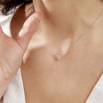 Collier Orphee Or Blanc Diamant - Colliers Femme | Histoire d&rsquo;Or