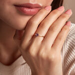 Bague Miyah Or Jaune Am&eacute;thyste - Bagues solitaires Femme | Histoire d&rsquo;Or