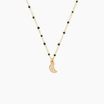 Collier Polka Argent Jaune Oxyde De Zirconium - Colliers fantaisie Femme | Histoire d&rsquo;Or