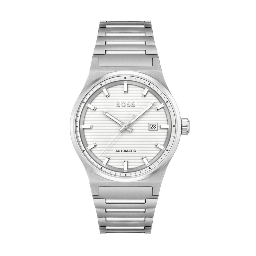 Montre Boss Candor Auto Blanc - Montres Homme | Histoire d’Or