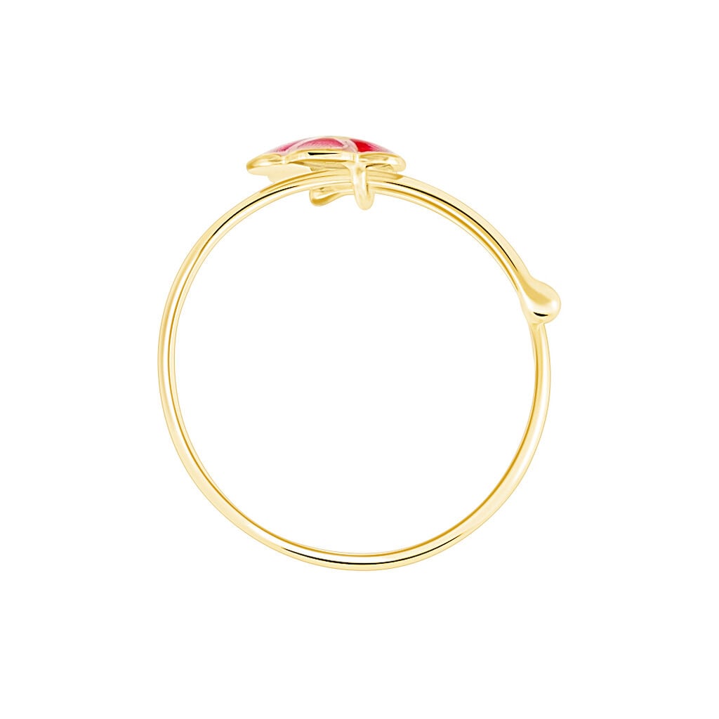 Bague Syna Fleur Or Jaune - Bijoux sans pierre Enfant | Histoire d&rsquo;Or