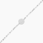 Bracelet Argent Blanc Turin Oxydes De Zirconium - Bracelets Femme | Histoire d&rsquo;Or