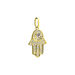 Pendentif Fatima Or Jaune Oxyde De Zirconium - Pendentifs Coeur Femme | Histoire d’Or