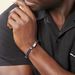 Bracelet Yannik Acier Blanc - Bracelets cordon Homme | Histoire d’Or