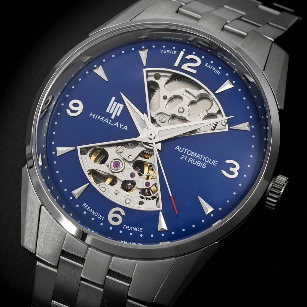 Montre Lip Himalaya Sablier Bleu - Montres Homme | Histoire d’Or