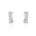 Boucles D'oreilles Puces Izefia Or Blanc Oxyde De Zirconium - Clous d'oreilles Femme | Histoire d’Or